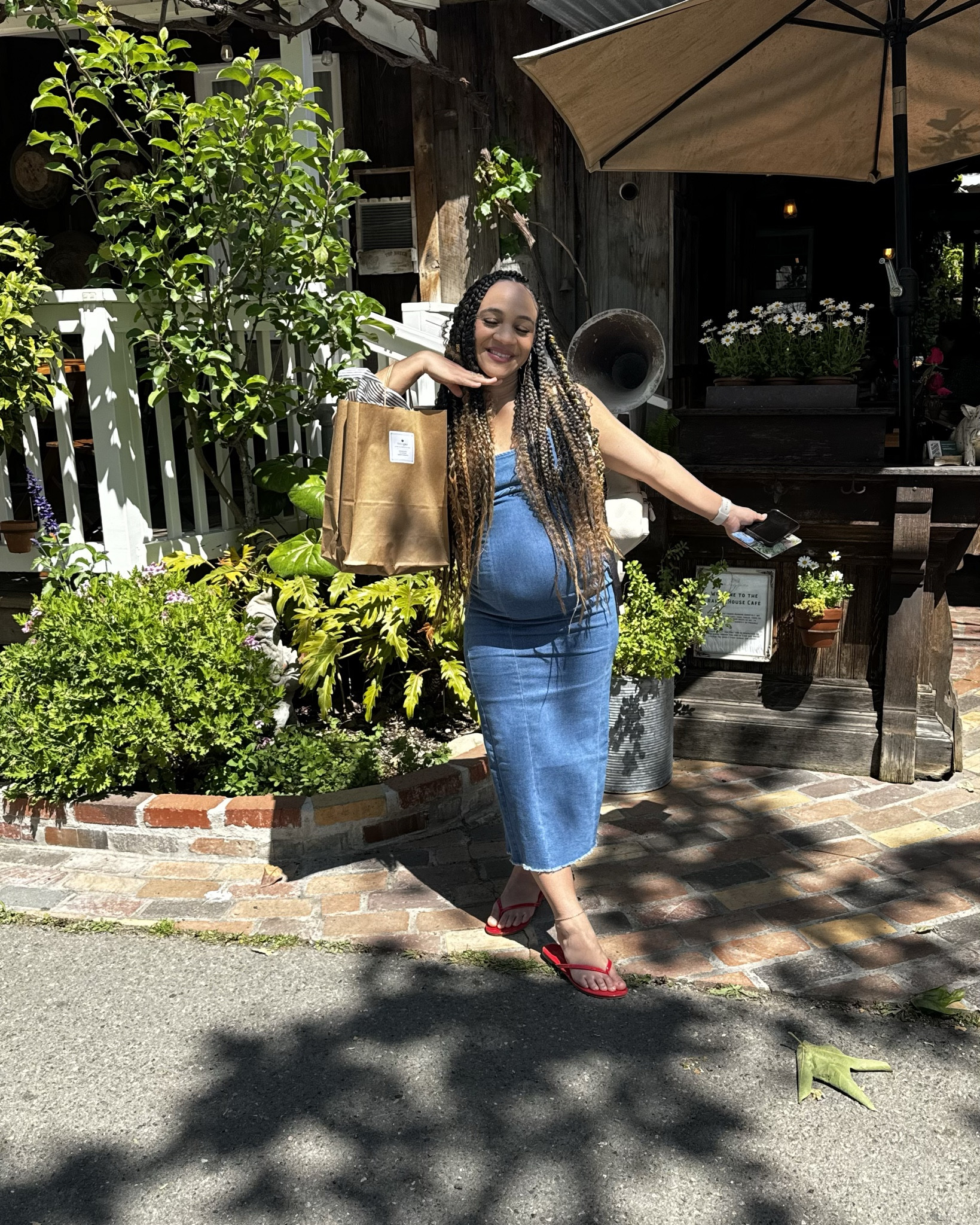 Cute denim dress for brunch 🦋 it also fit around my bump comfortably 🥰 #maternity

#LTKbump #LTKfindsunder50 #LTKbeauty