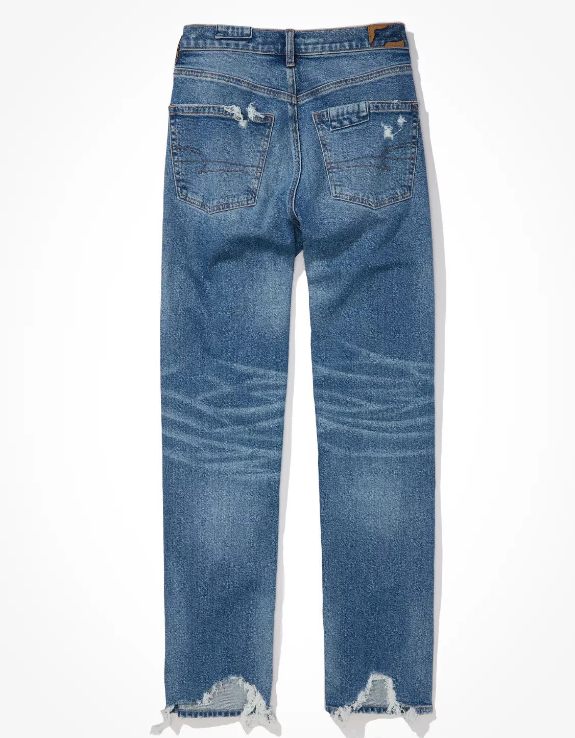 AE Strigid Super High-Waisted Baggy Straight Jean | American Eagle Outfitters (US & CA)