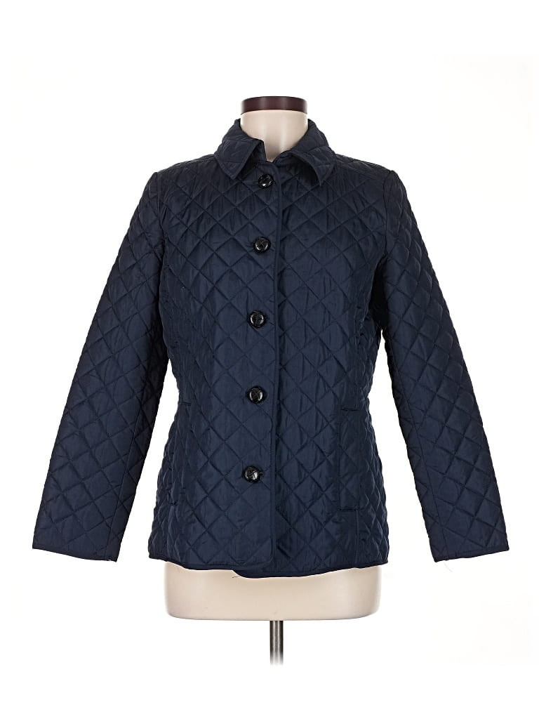 Jones New York Signature 100% Polyester Argyle Blue Coat Size M - 65% off | ThredUp (US)