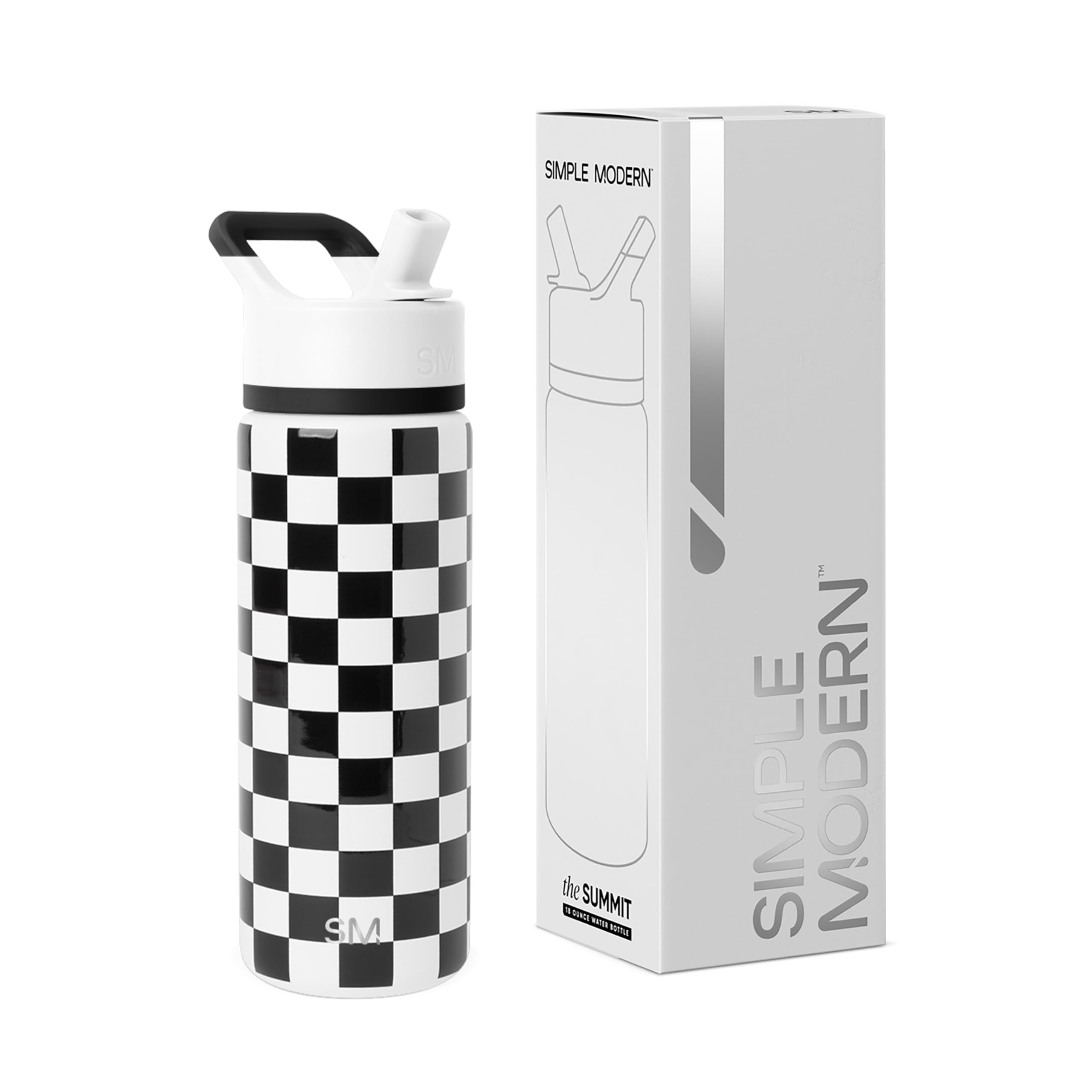 Simple Modern Kids Water Bottle with Straw Lid | Vacuum Insulated Stainless Steel Metal | Reusabl... | Amazon (US)