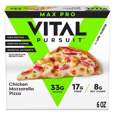 Vital Pursuit Frozen High Protein Chicken Mozzarella Thin Crust Pizza - 6oz | Target
