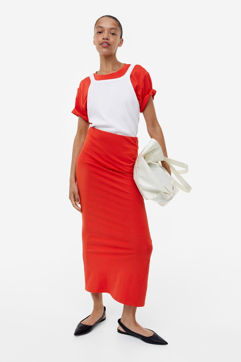 Long Jersey Skirt | H&M (US + CA)