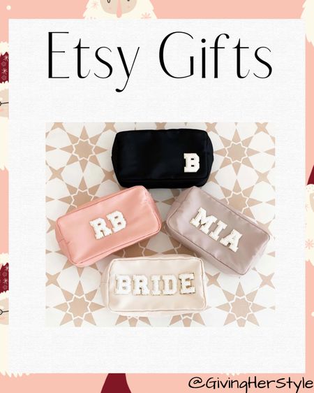 Etsy Gift Ideas! 
| Etsy | Etsy finds | small business | shop small | Etsy gifts | Etsy teen | Etsy travel | Etsy personalized  | Etsy Christmas | Personalized | personalized gifts | monogram gifts | monogram | travel | travel bag | makeup bag | chenille patches | patch bags | custom | bride | stocking stuffers | budget friendly gifts | gifts under 15 | gifts under 25 | scrunchie | stocking stuffers for teens | stocking stuffers for her | Christmas 2022 | gift ideas 2022  | smile slippers | smiley face slippers | preppy | preppy gifts | gifts for her | gift guide | gifts for girls | gifts for teens | tween | teenager | teenager girl gifts | house shoes | slippers | Christmas | Christmas inspo | Christmas gifts | gift ideas | gift inspo | holiday | Stoney clover dupe | Stoney clover inspired | Judith March | Judith March dupe | 
#gifts #giftguide #home #etsy

#LTKunder50 #LTKGiftGuide #LTKtravel
