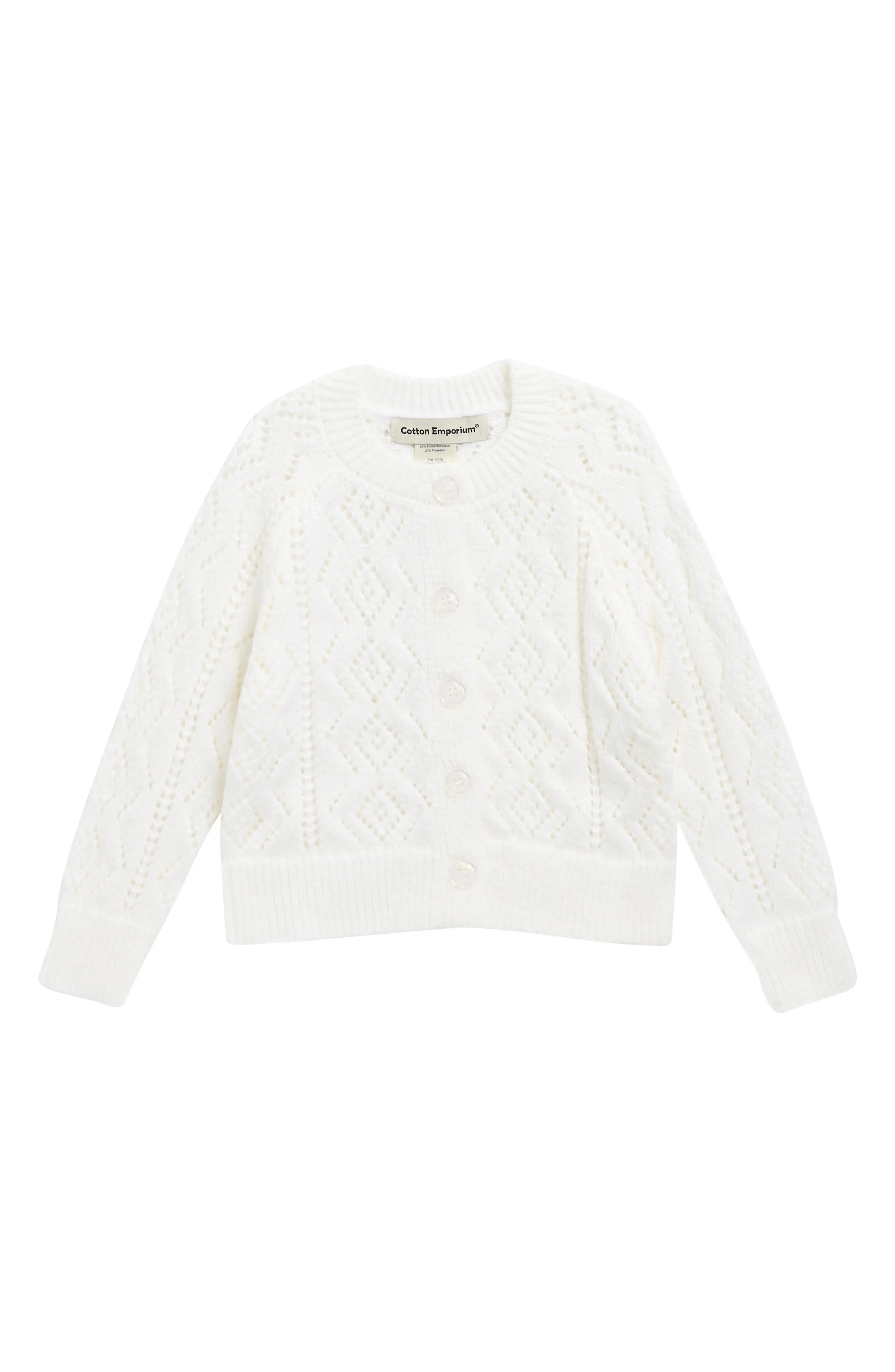 Kids' Pointelle Cardigan (Women) | Nordstrom | Nordstrom