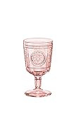 Bormioli Rocco Romantic Stemware Glass, Set of 4, 10.75 oz, Cotton Candy | Amazon (US)
