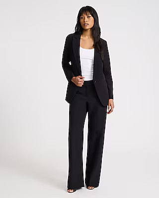 Editor One Button Boyfriend Blazer | Express