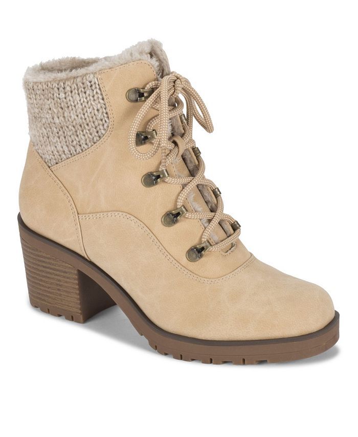 Baretraps Women's Takoda Lug Sole Heeled Lace-up Bootie & Reviews - Booties - Shoes - Macy's | Macys (US)