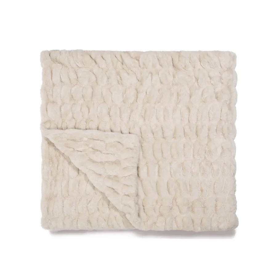 Antique Ivory Large | Lola Blankets