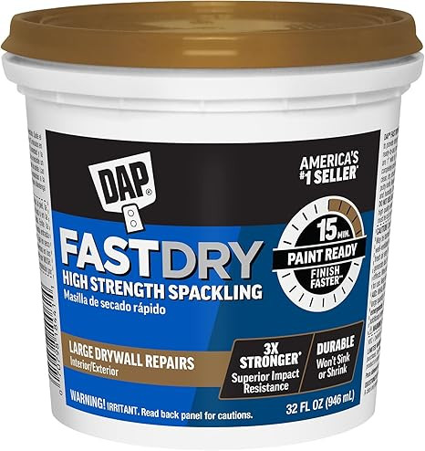 DAP Fast Dry Premium Spackling, Off White, 32 Oz (7079818441) | Amazon (US)