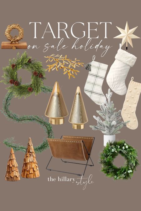 Target on sale holiday decor!

Wreaths. Garlands. Trees. Christmas decor. Stockings. Stocking holder. Tree. Studio McGee. 

#LTKhome #LTKHoliday #LTKsalealert