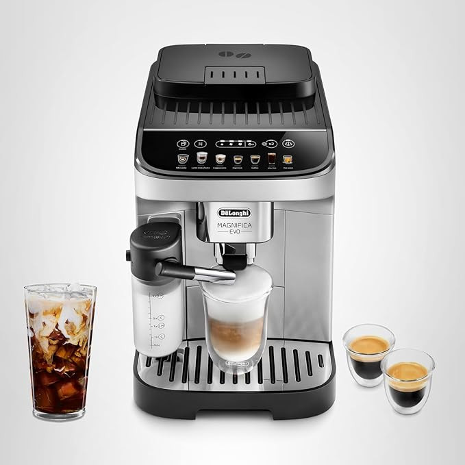 De'Longhi Magnifica Evo Automatic Espresso & Coffee Machine with Auto Milk Frother, Built-in Grin... | Amazon (US)