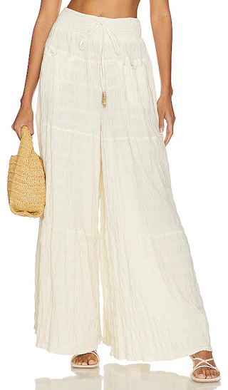 In Paradise Wide Leg Pant in Ecru | Revolve Clothing (Global)