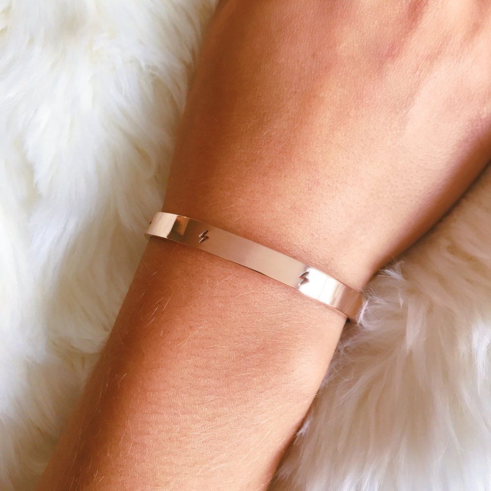 lightning allover cuff | Cuffed by Nano