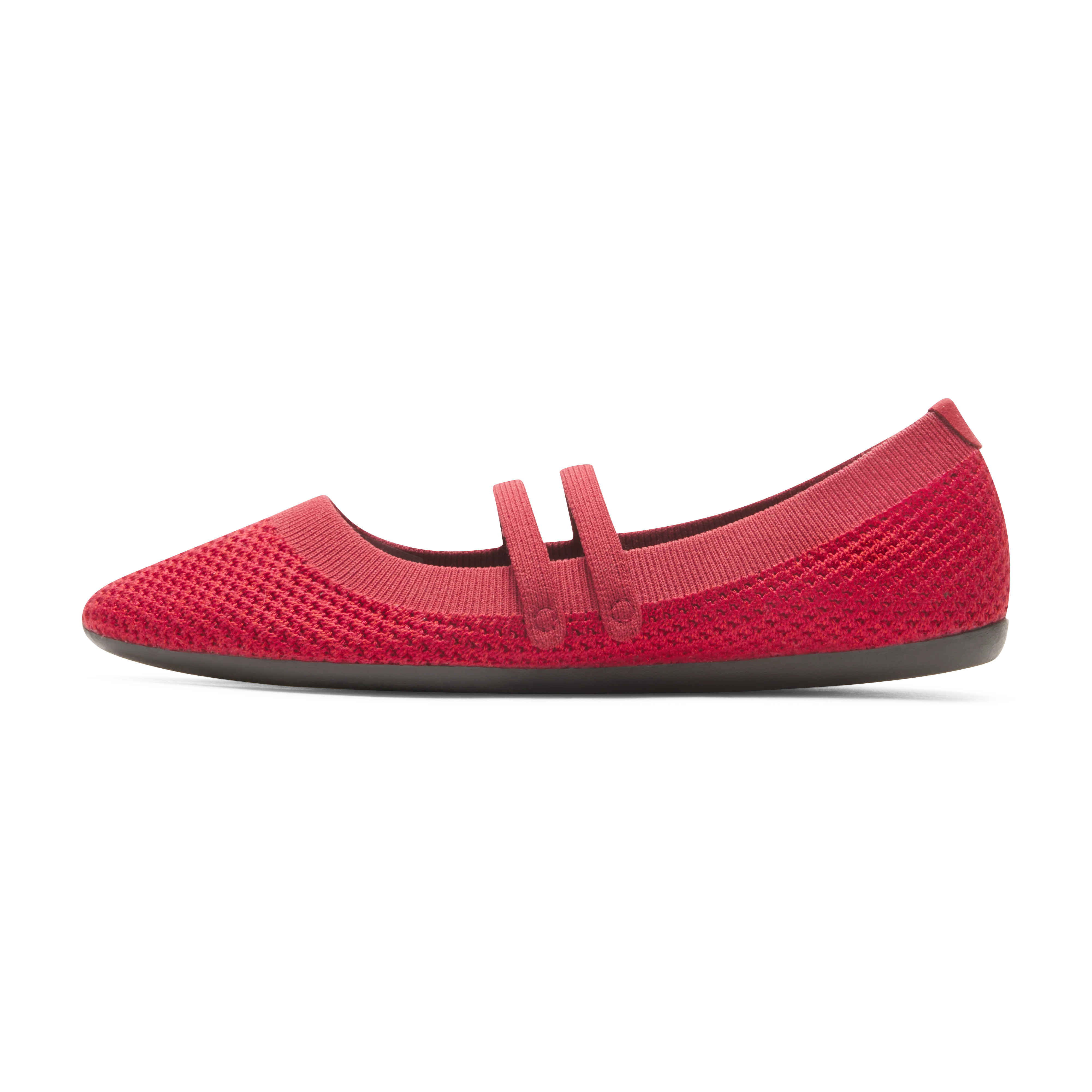 Women's Breezer Mary Jane - Warm Red (Dark Anthracite Sole) | Allbirds