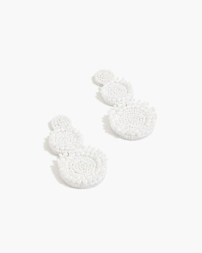 Beaded statement earrings | J.Crew Factory
