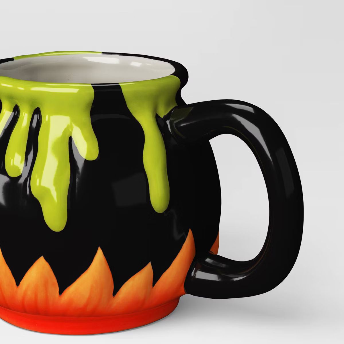 15.7 fl oz Halloween Earthenware Figural Potion Cauldron Mug - Hyde & EEK! Boutique™ | Target