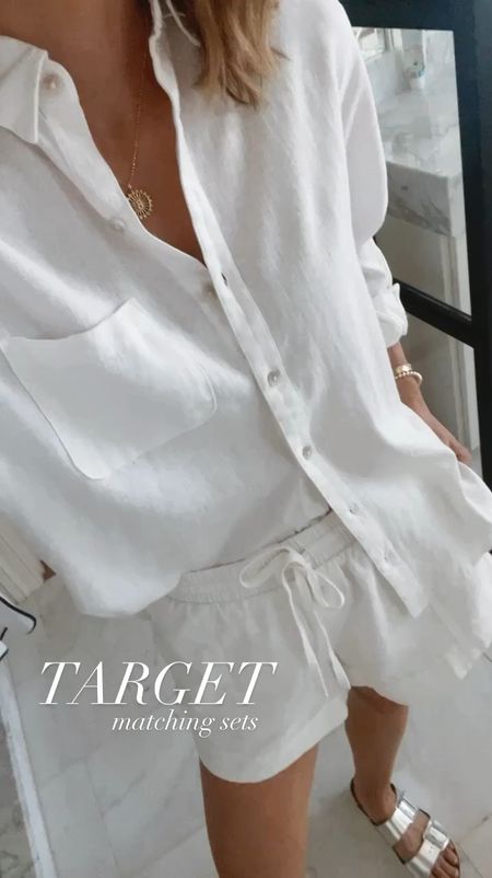 Target matching linen set 