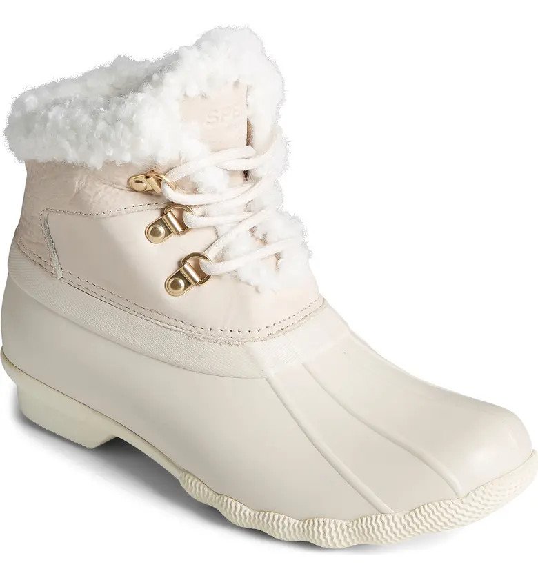 Sperry Saltwater Alpine Faux Shearling Lined Waterproof Duck Boot | Nordstrom | Nordstrom
