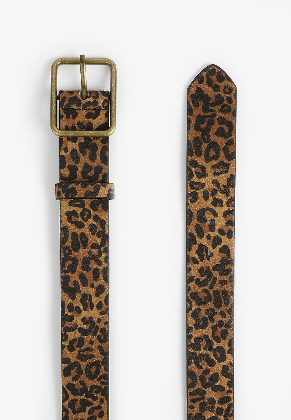 Leopard Square Buckle Belt | Maurices