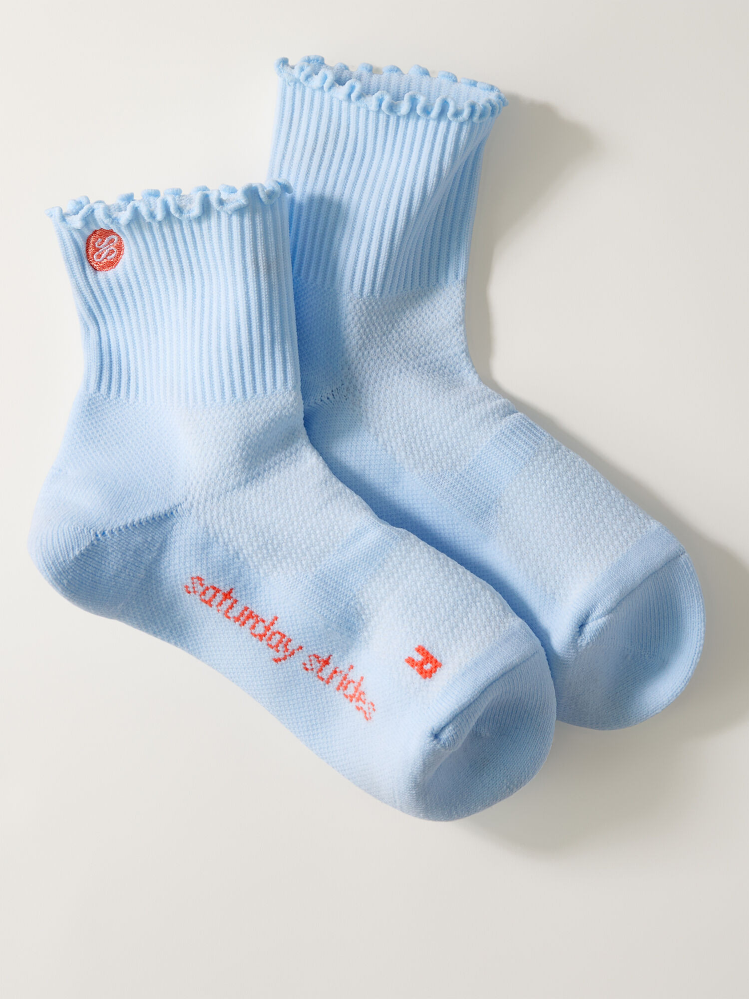 Saturday Ruffle Run Socks | Title Nine