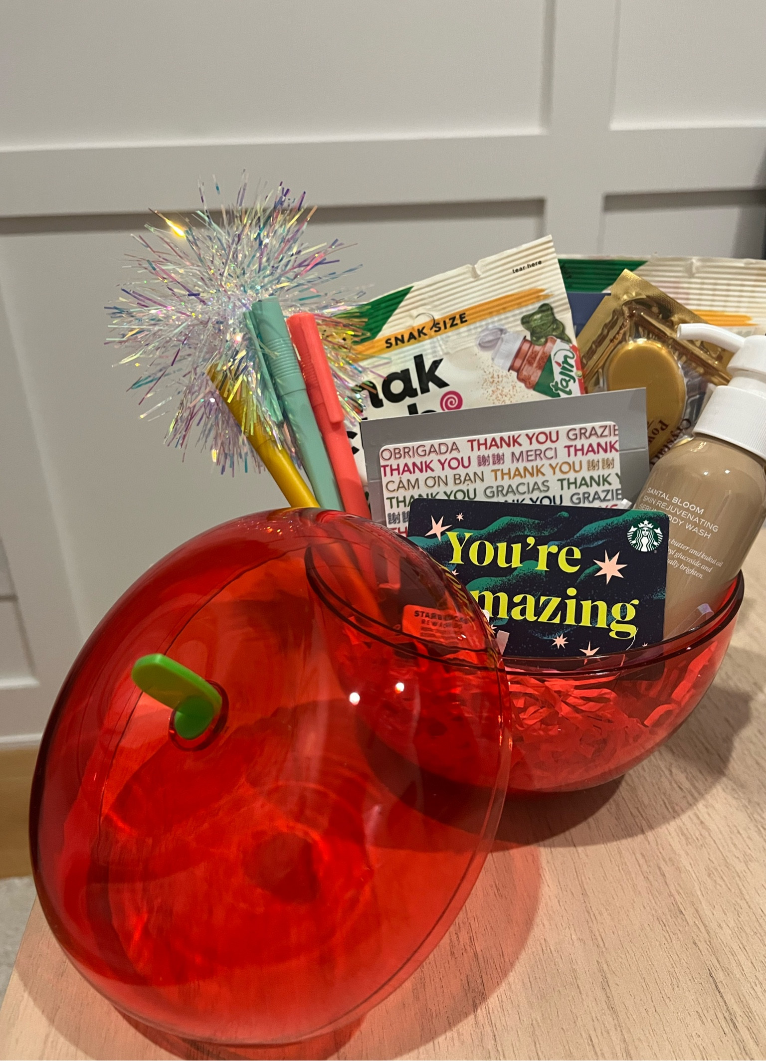 Back to school teacher gift idea! #teacherappreciation #backtoschool #teachergiftideas #starbucks #favoritethings #tjmaxx #walmart #target

#LTKBacktoSchool #LTKKids