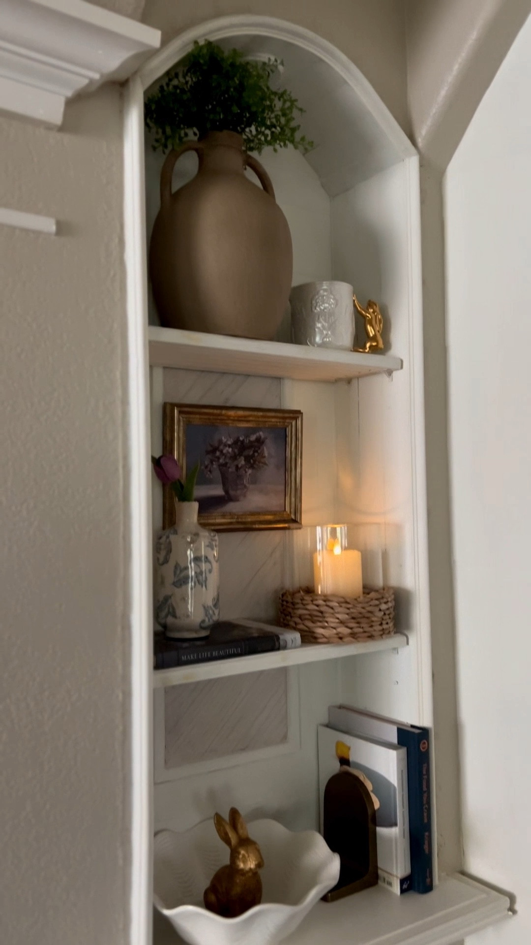 Spring shelf decor 
Dinning room decor 

#LTKHome #LTKSeasonal #LTKSaleAlert