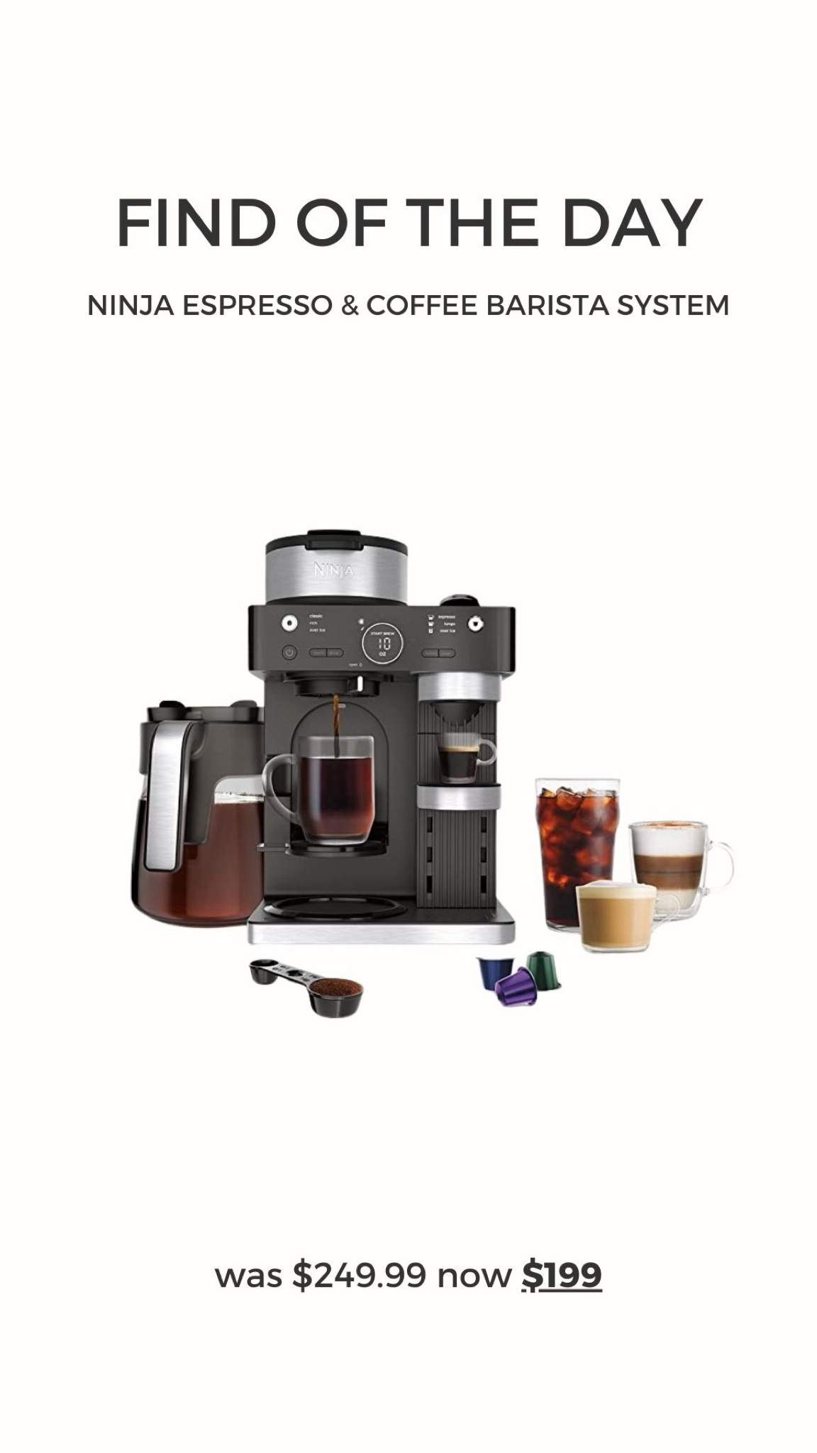 High quality ninja espresso on major sale!!! 

#LTKhome #LTKsalealert