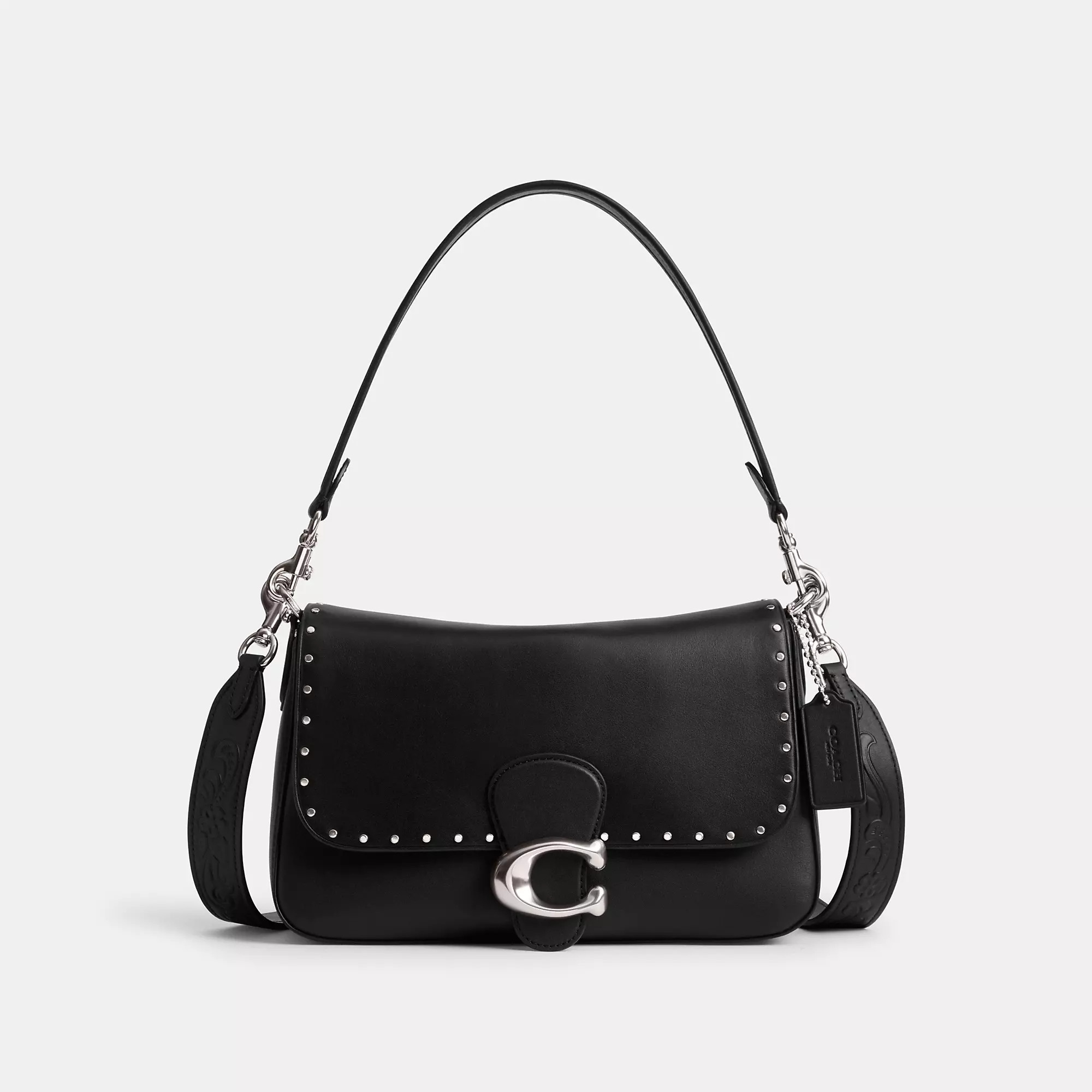 Soft Tabby Shoulder Bag With Rivets | Coach (US)