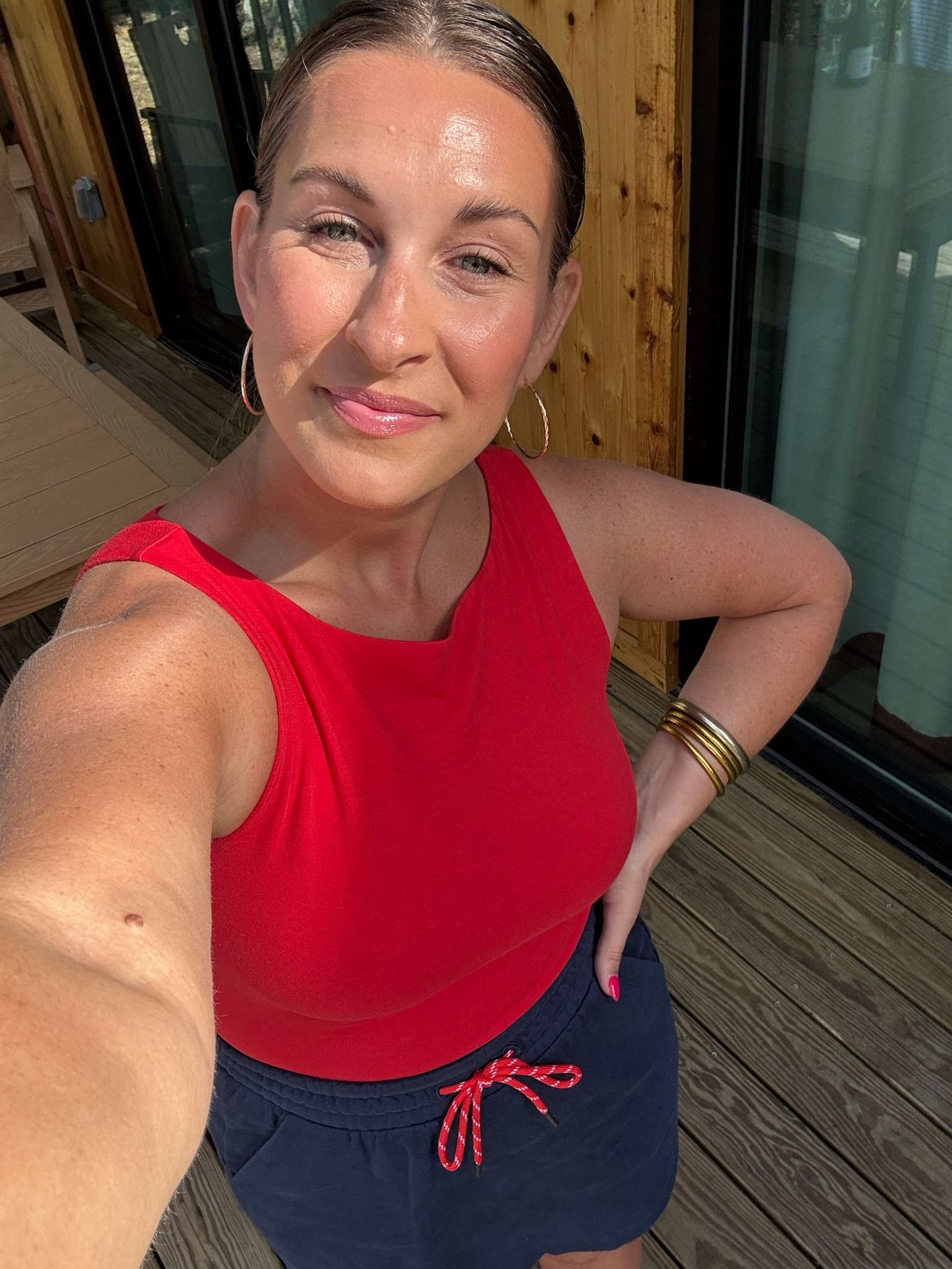 Red, white, and blue but make it cute ❤️🇺🇸Easy summer outfit idea! 

Fourth of July, July 4th, vacation, spring, summer, target, active wear, outfit, fitness, ootd

#LTKootd #LTKSeasonal #LTKSaleAlert