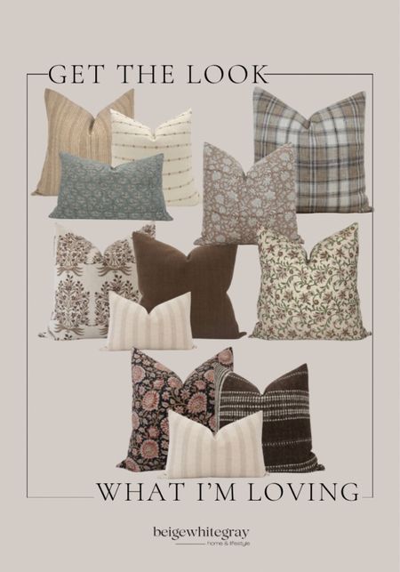 Some gorgeous rounds ups of throw pillows for fall or any season!!

#LTKSeasonal #LTKstyletip #LTKhome