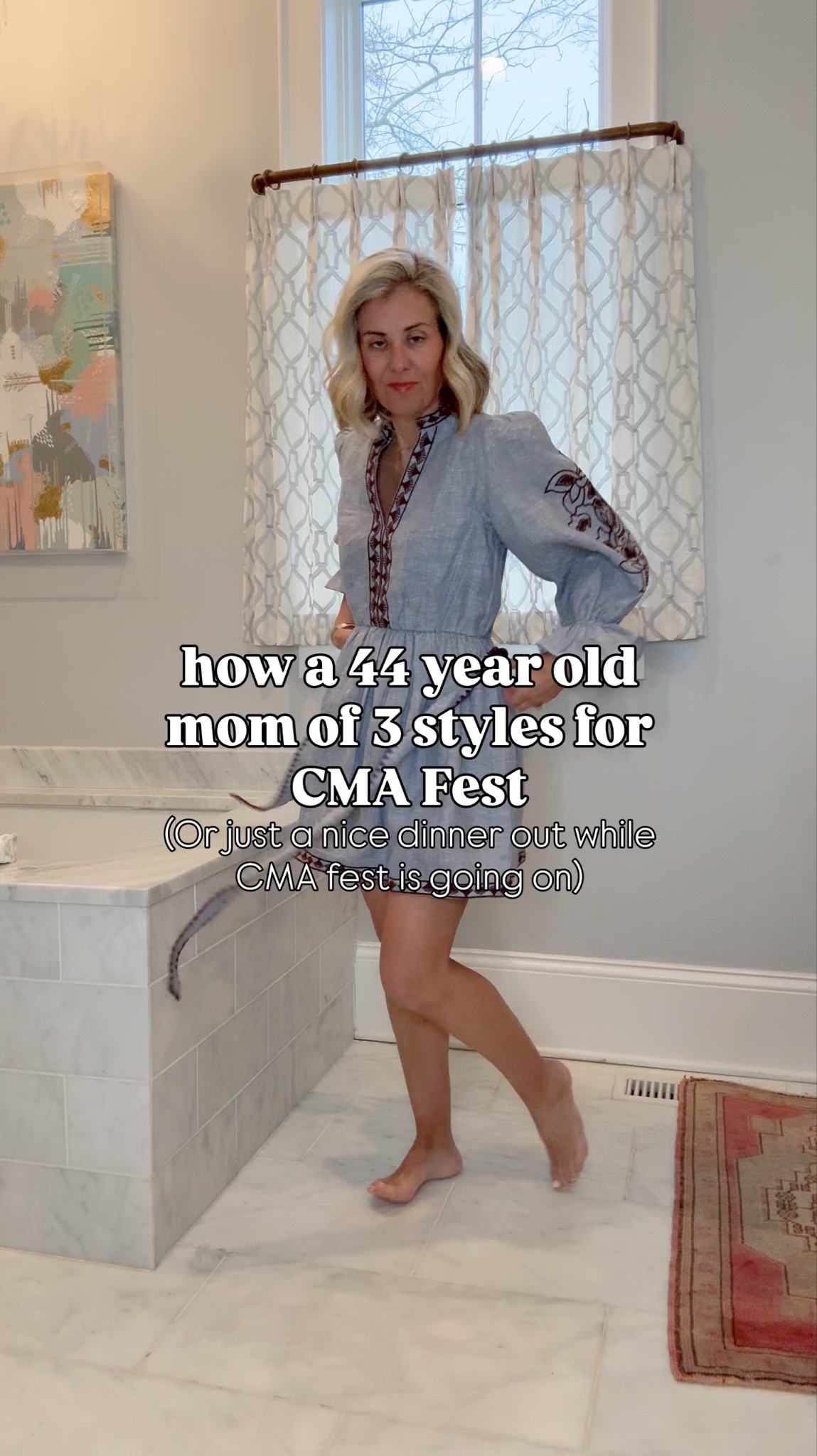 This is how we do CMA fest as a 44 year old! I’m in xs dress and 8 boots tts. 

*Use Catherine20 for 20% off my bracelets

#LTKgrwm #LTKmomlife 

#LTKOver40 #LTKdayinmylife #LTKootd
