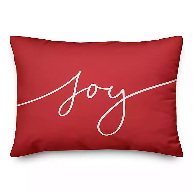 Reversible Peace and Joy Pillow | Kirkland's Home