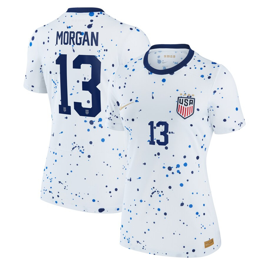 Alex Morgan USWNT Nike Women's 2023 Home Replica Jersey - White | Fanatics