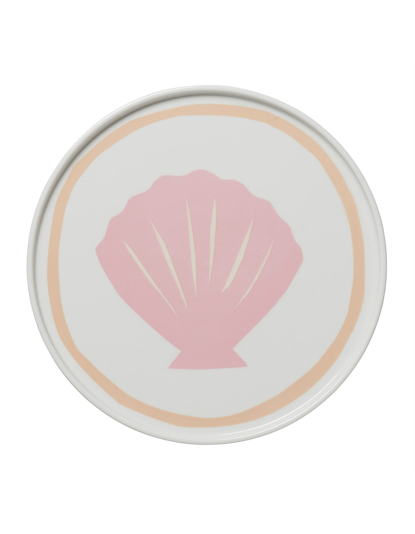 Shell Pink Plate 25cm by Daimon Downey | David Jones (Australia & New Zealand)