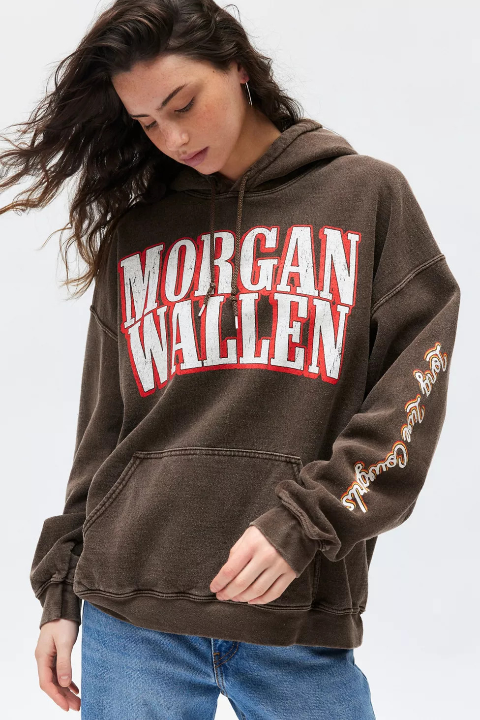 Morgan Wallen Graphic Hoodie Sweatshirt | Urban Outfitters (US and RoW)