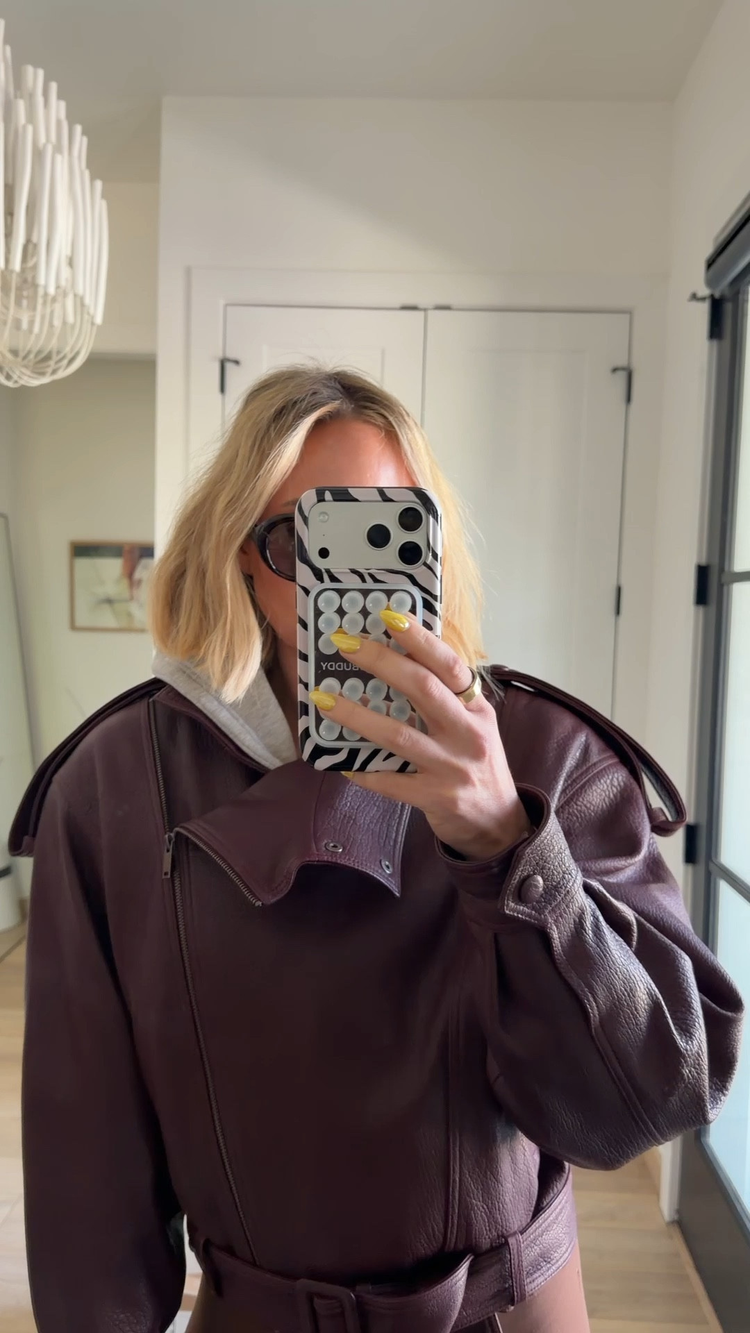 I’m wearing a medium in this leather jacket. I’ve also linked the faux fur that I get questions on all the time. You guys love it! ☺️It’s by the same company. I’m wearing a medium in the Amazon sweatshirt as well. ￼

#LTKdayinmylife #LTKOver40 #LTKActive