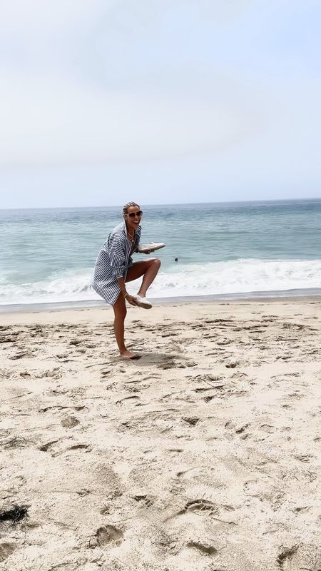 Beach days with sand in my shoes 🌊🌊🌊 // sizing: swimsuit 

#LTKunder50 #LTKswim #LTKtravel