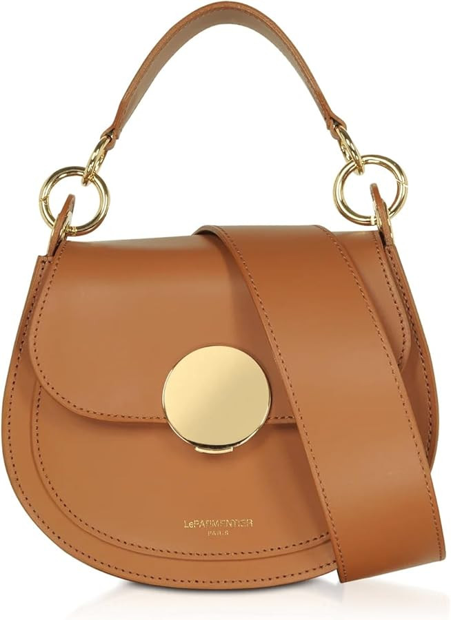 Yucca Soho Leather Top-Handle Shoulder Bag, 7.9 x 6.7 x 2.4 inches | Amazon (US)