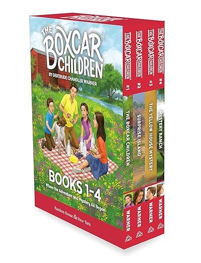 The Boxcar Children Mysteries Boxed Set 1-4: The Boxcar Children; Surprise Island; The Yellow Hou... | Amazon (US)