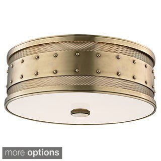 Hudson Valley Gaines 3-light Flush Mount | Bed Bath & Beyond