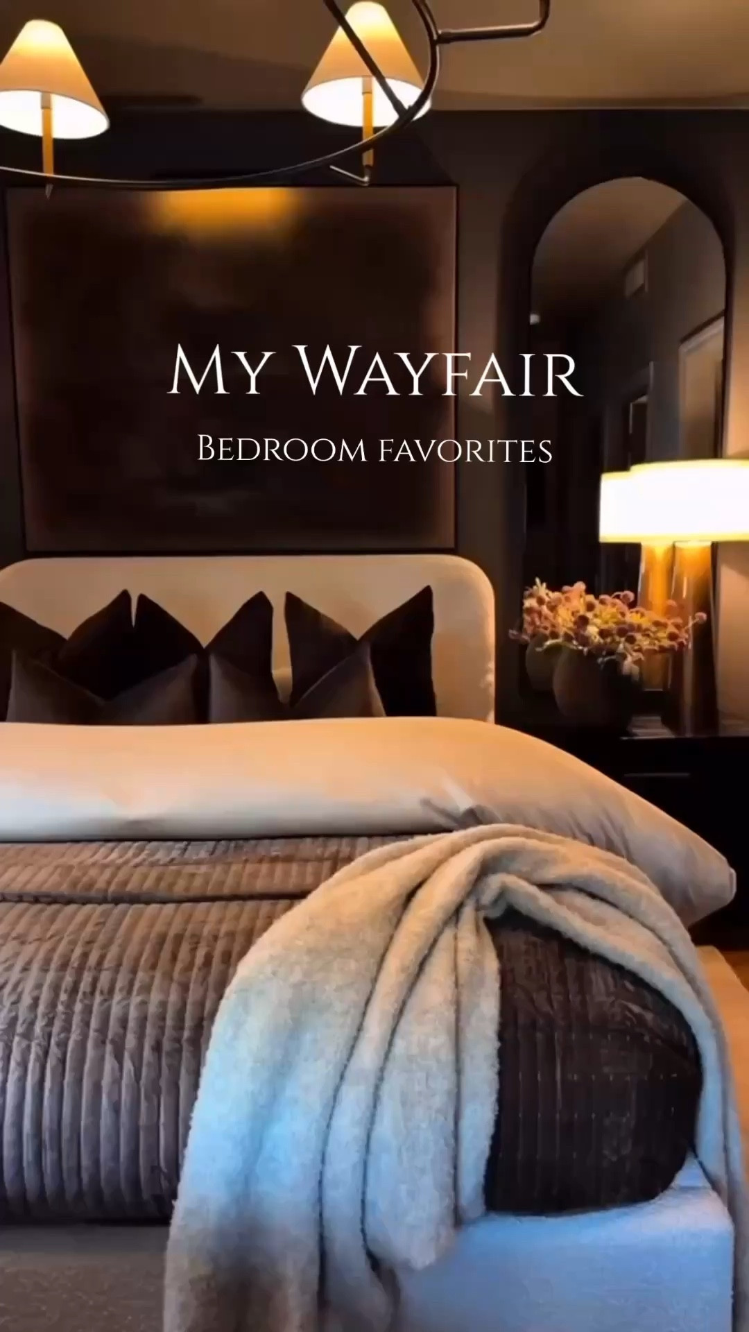 Here are some of my Wayfair finds that I love in my bedrooms! I use wayfair so much in my new home! ✨❤️ Upholstered bed frame. Sleek neutral ottomans. Modern nightstands. Solid wood nightstands. Pedestal table & swivel chairs. Brown velvet platform bed frame. Stunning rug. Picture light, table lamp & sconces.

#summerthompsonstyles

#LTKHome