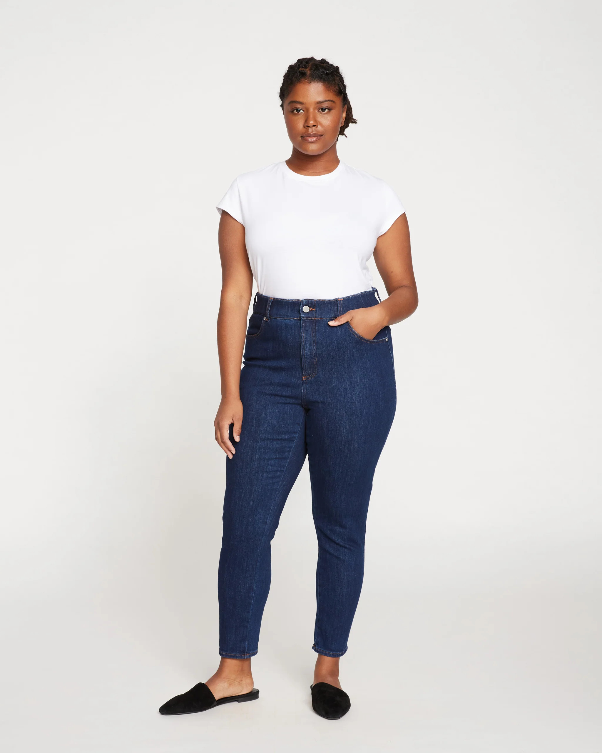 Riviera High Rise Skinny Jeans 28 Inch - Indigo | Universal Standard