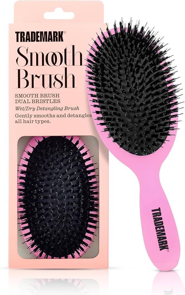 Dry & Wet Brush, Detangler, Dual-Length Flexible Synthetic Bristle Brush, Prevents Hair Breakage,... | Amazon (US)