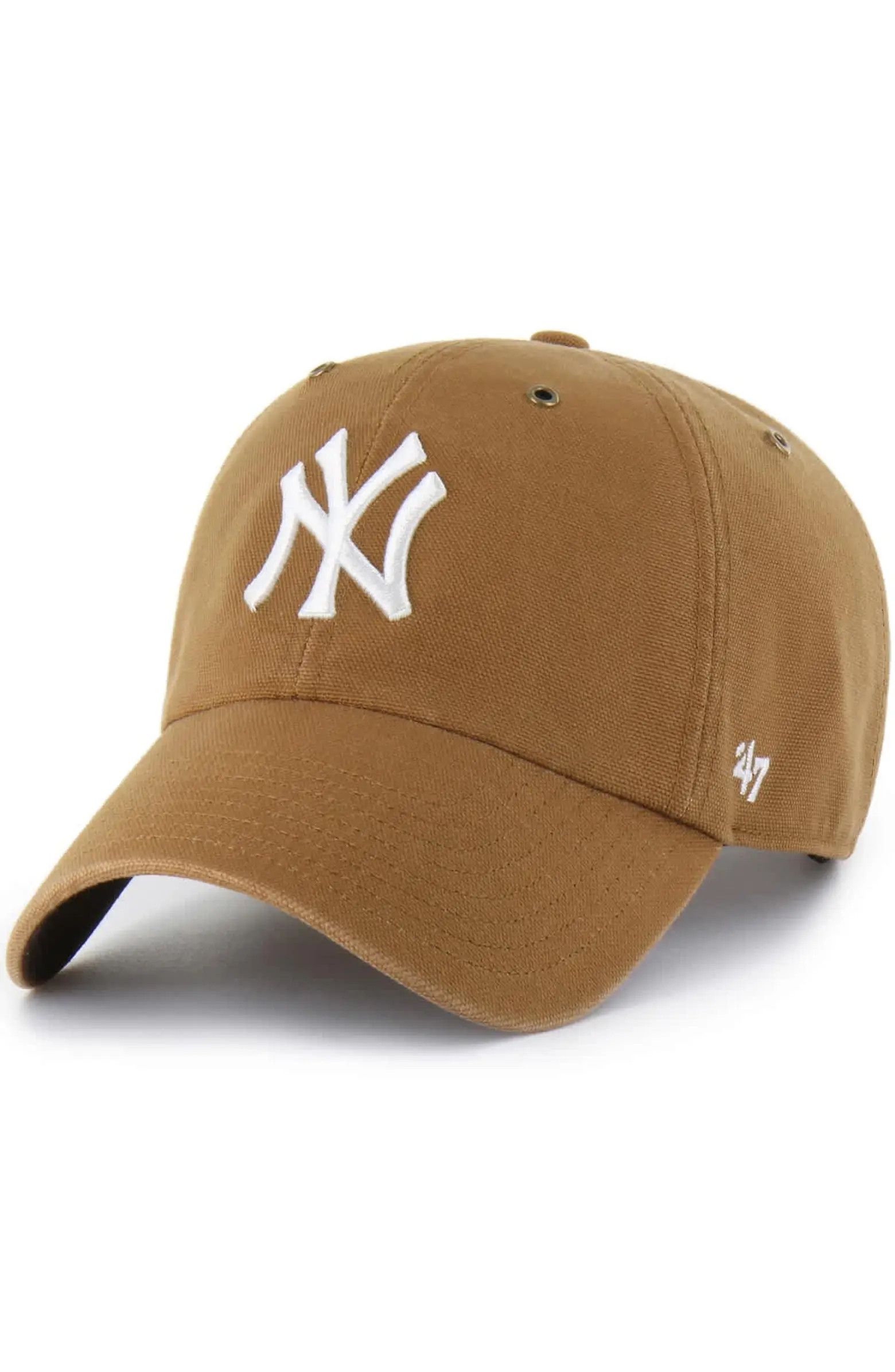 Men's Carhartt x '47  Brown New York Yankees Clean Up Adjustable Hat | Nordstrom