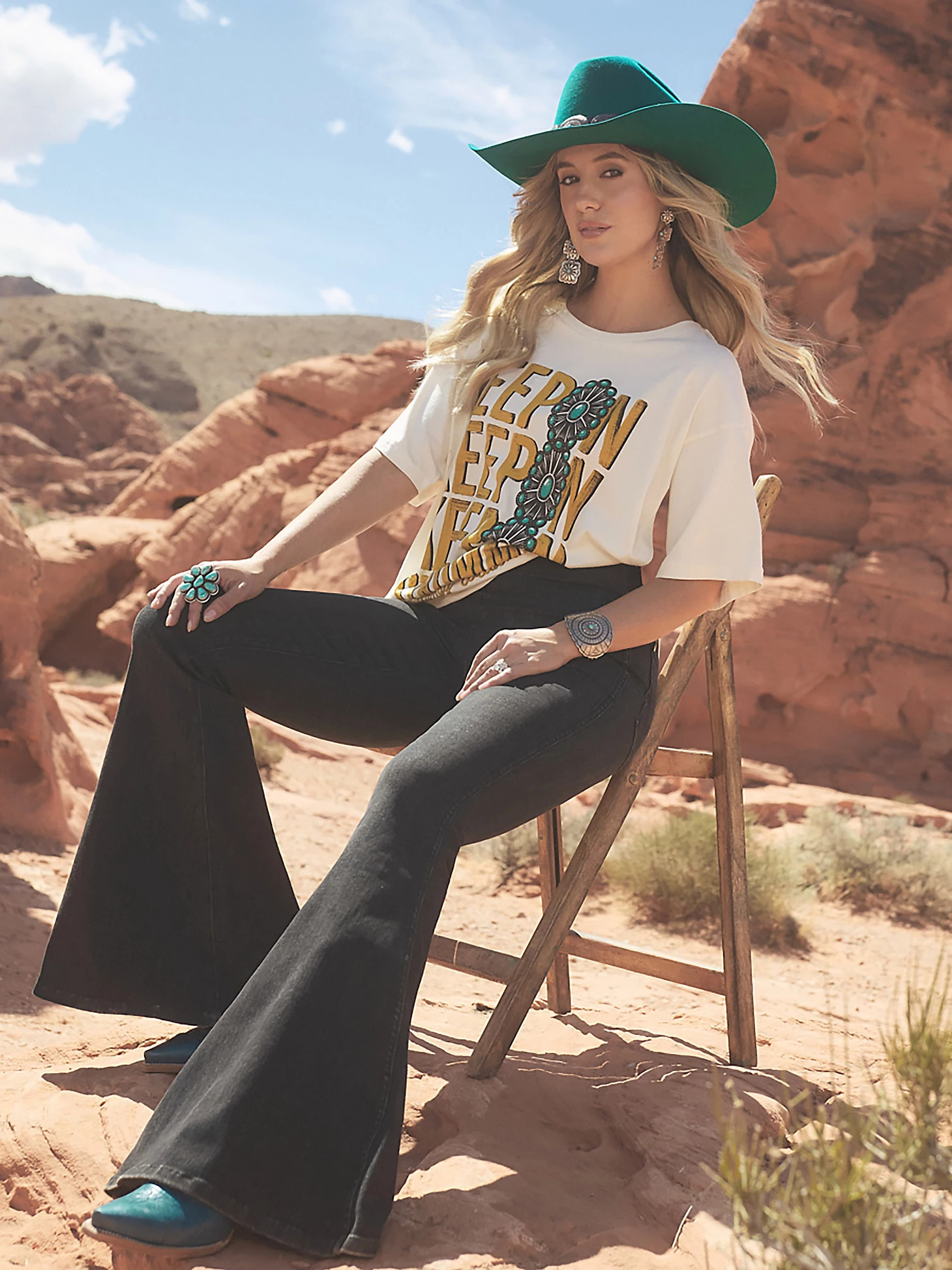 Wrangler x Lainey Wilson Pull On Bell Bottoms | Wrangler