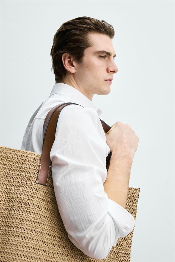 WOVEN SHOPPER BAG | Zara US