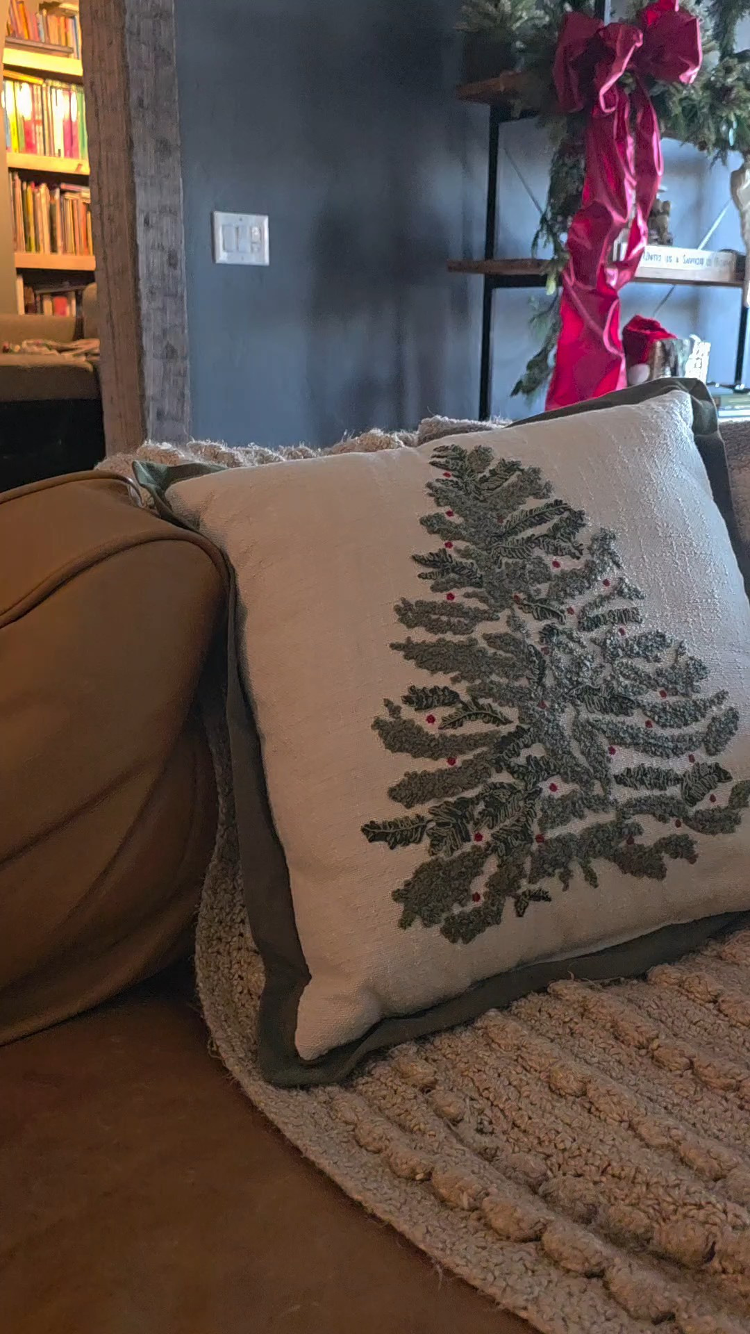 These seasonal Christmas throw pillows from Walmart are the perfect way to add a little holiday charm to your living room! It couldn't be any easier. #christmaspillows  

 #LTKHoliday #LTKSeasonal #LTKFindsUnder50