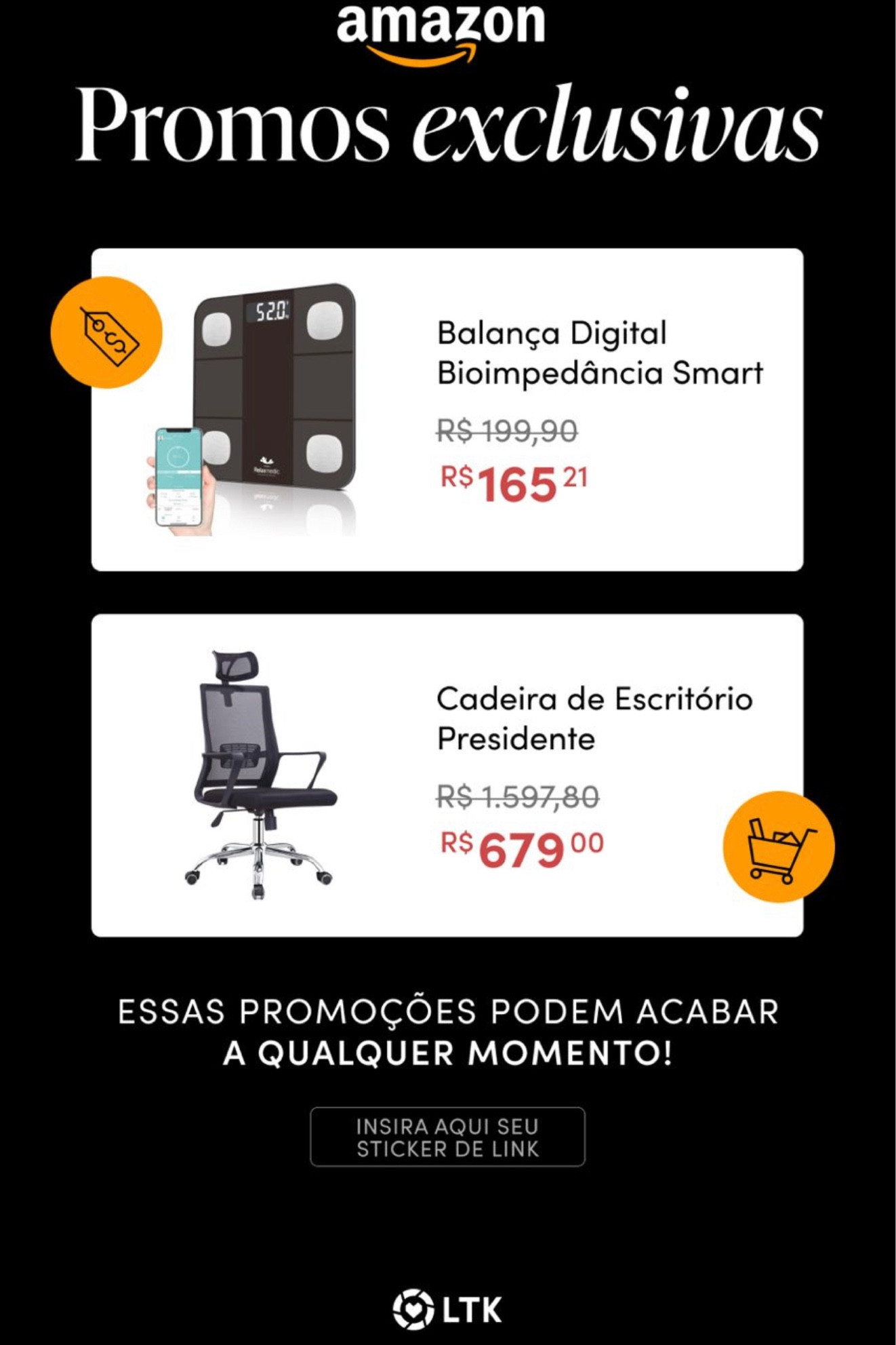 Promoções especiais do saldão Amazon! 

Corre, esgota rápido 🥳


#amazonnaltkacademy #saldaoamazon

#LTKbrasil