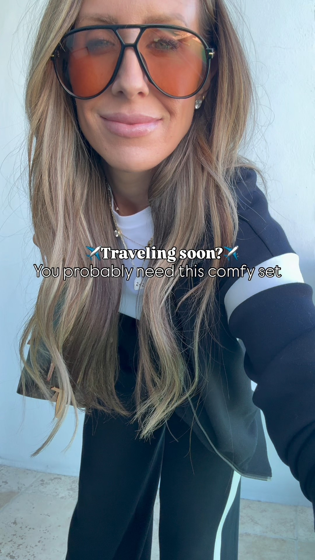 This is 10/10 ✈️✈️ — I am Wearing a large #amazonfinds #amazonset #amazonfashion 

#LTKOver40 #LTKMidsize #LTKFindsUnder50