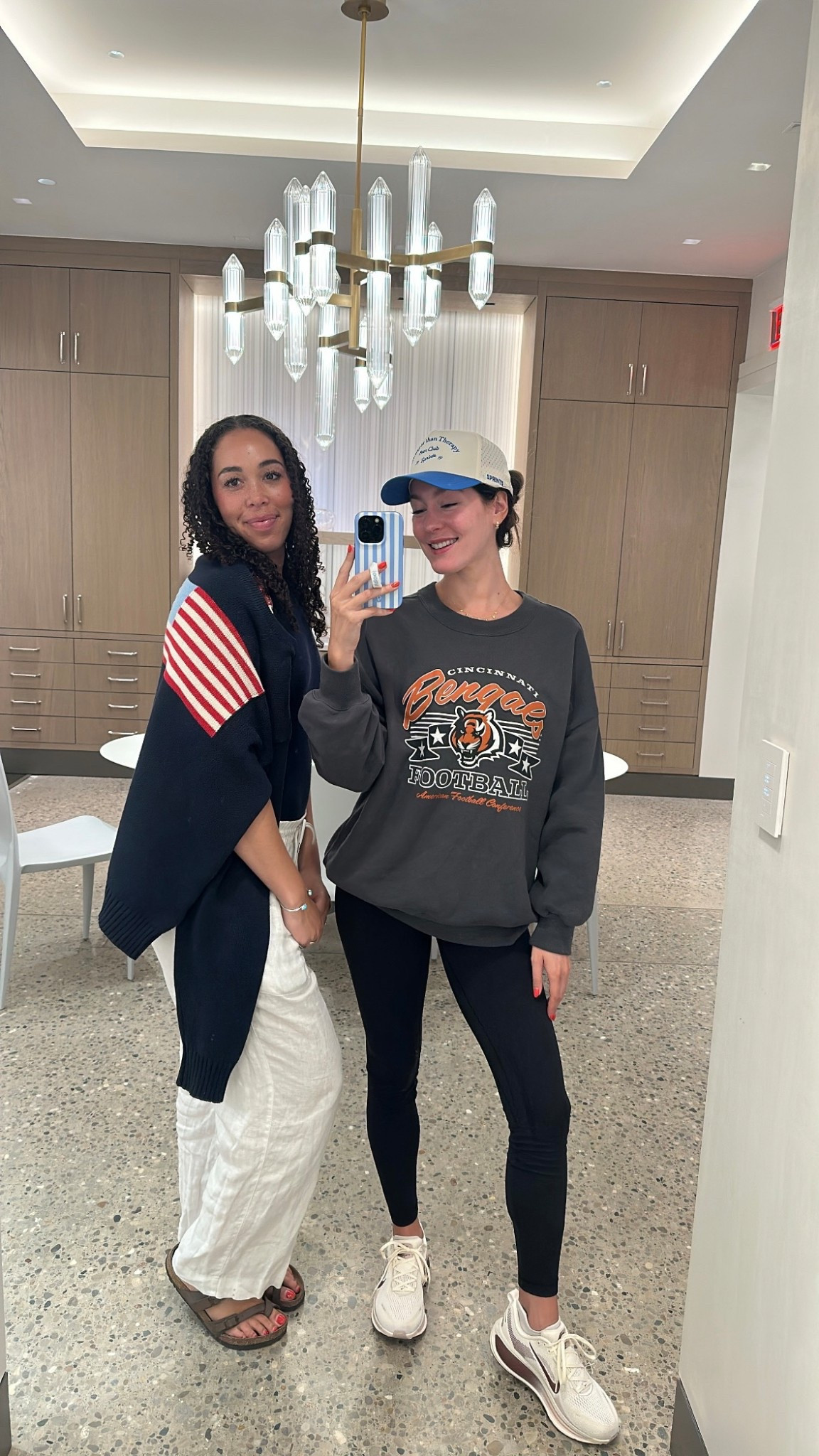 9/6/25
Athleisure
Cincinnati Bengals
NFL

Sprints hat 
Loopy code carolinelawley for 10% off
Similar Abercrombie sweatshirt linked (sized up to a  M for me)
Lululemon super high rise leggings (size 6 for me)
Nike Vomero 18 (size up 1/2 size) 

#LTKShoeCrush #LTKActive